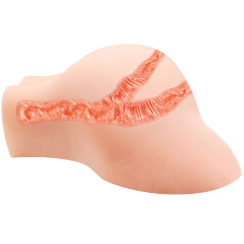 CRAZY BULL - VAGINA E ANO CON RETE REALISTICA CON VIBRAZIONE – Masturbatore per l'ano senza vibrazioni – foto 4
