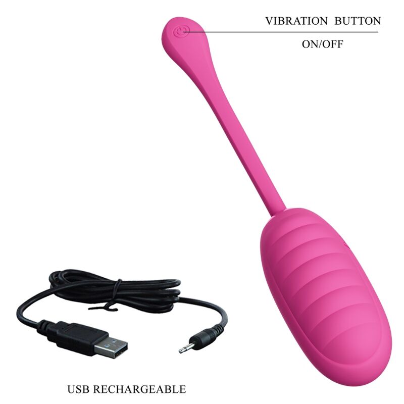 PRETTY LOVE - UOVO VIBRANTE RICARICABILE ROSA CATALINA APP – Uova vibranti – foto 6