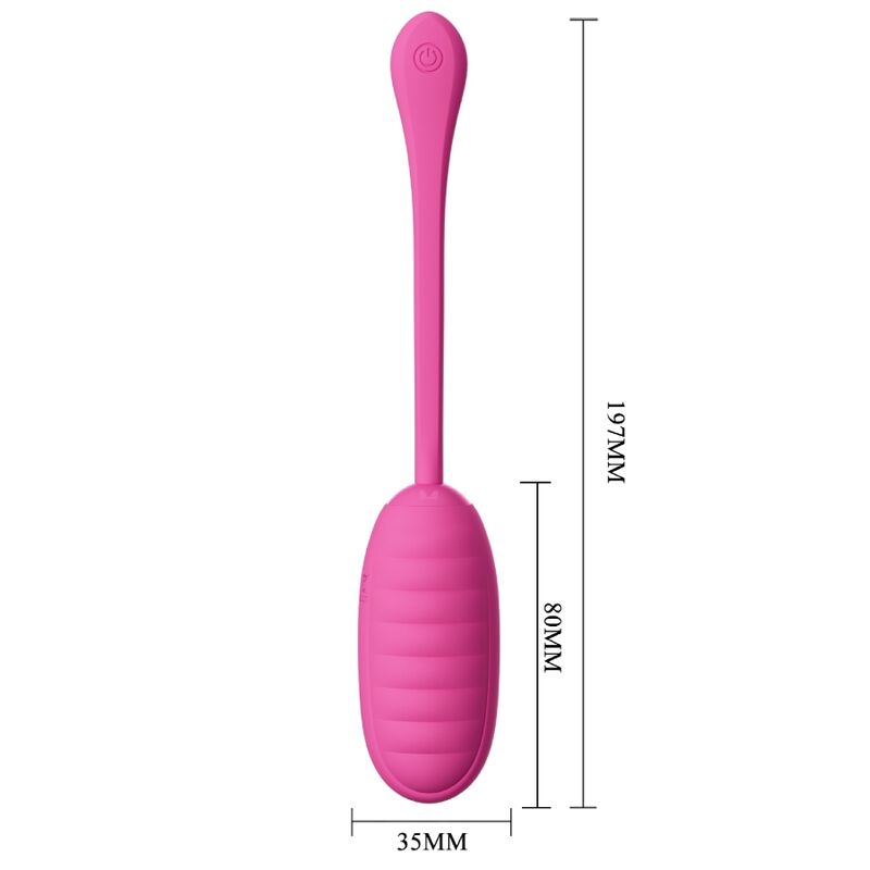 PRETTY LOVE - UOVO VIBRANTE RICARICABILE ROSA CATALINA APP – Uova vibranti – foto 5