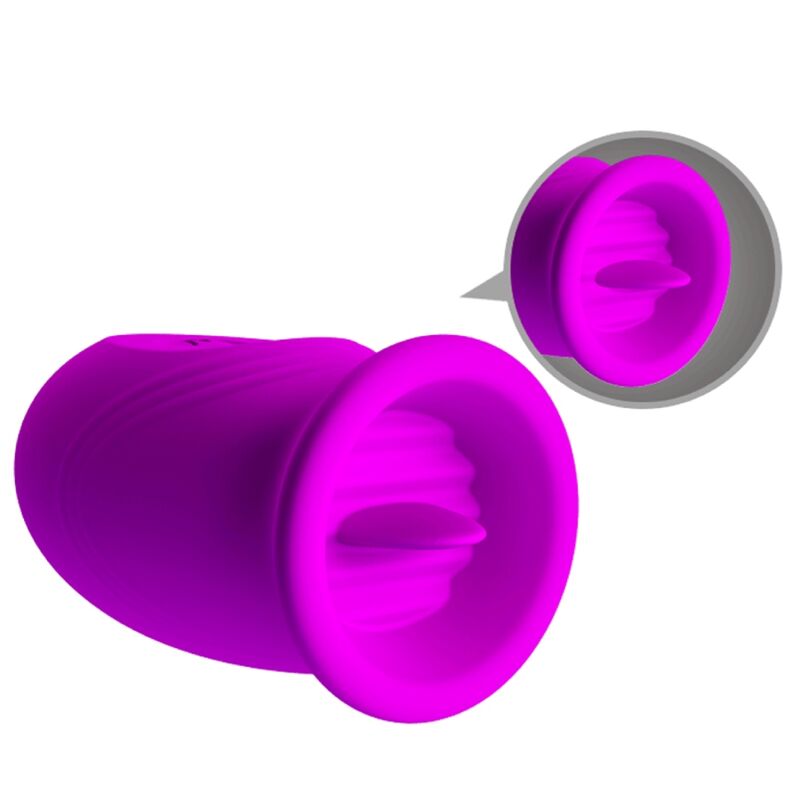 PRETTY LOVE - VIBRATORE RICARICABILE DAISY DUAL EGG VIOLA – Uova vibranti – foto 4