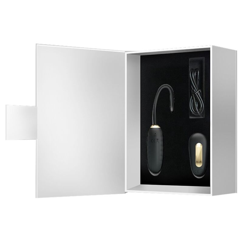 PRETTY LOVE - DOREEN LUXURY UOVO VIBRANTE RICARICABILE NERO TELECOMANDO – Uova vibranti – foto 11