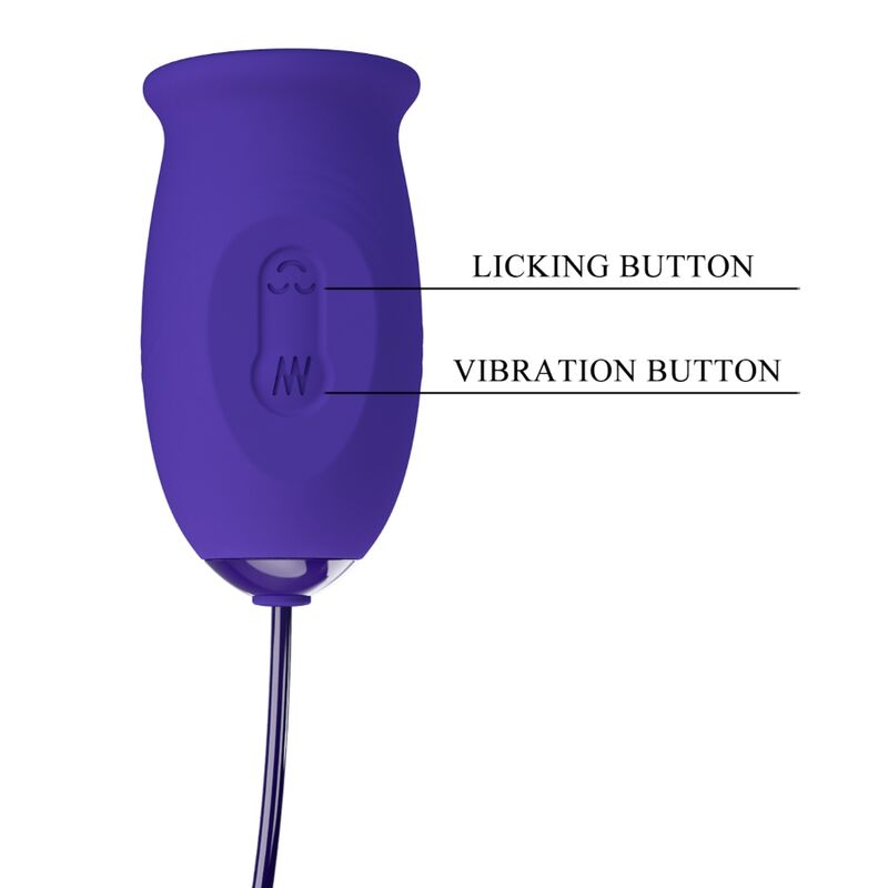 PRETTY LOVE - VIBRATORE STIMOLATORE RICARICABILE DAISY YOUTH VIOLETTO – Per il clitoride – foto 5