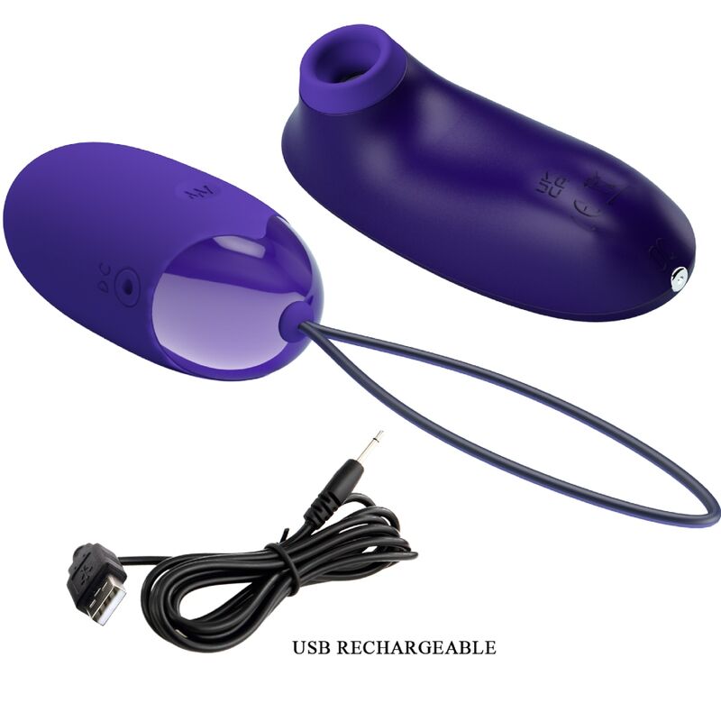 PRETTY LOVE - STIMOLATORE E UOVO PORTATILE – Per il clitoride – foto 6