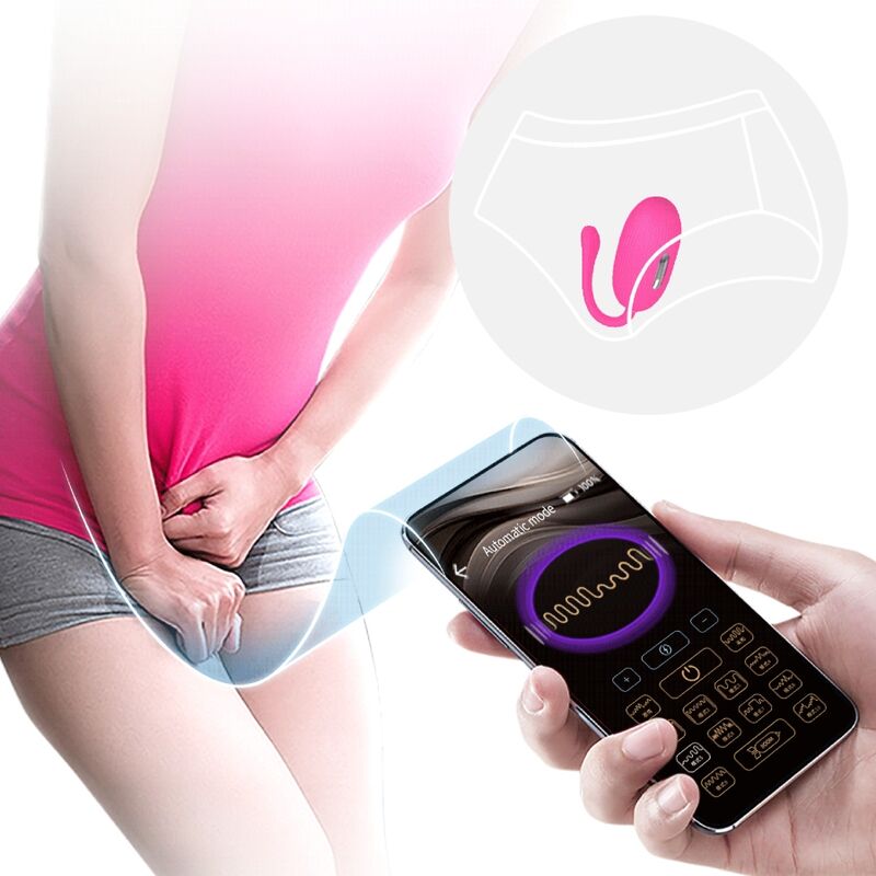PRETTY LOVE - DOREEN UOVO VIBRANTE RICARICABILE MAGENTA TELECOMANDO – Uova vibranti – foto 7