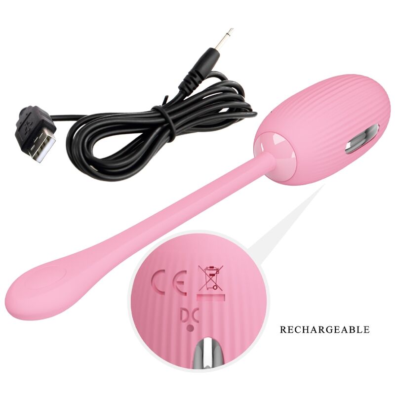 PRETTY LOVE - UOVO VIBRANTE RICARICABILE DOREEN PINK – Uova vibranti – foto 6