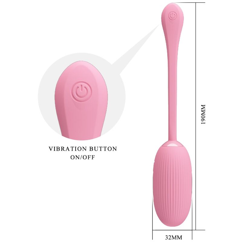 PRETTY LOVE - UOVO VIBRANTE RICARICABILE DOREEN PINK – Uova vibranti – foto 5
