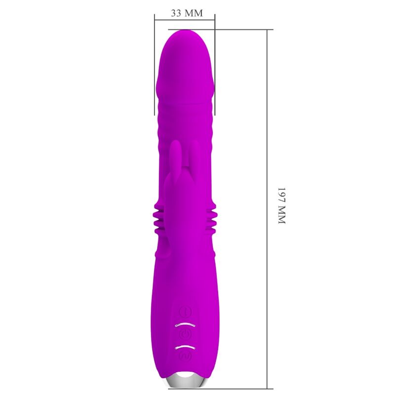 PRETTY LOVE - VIBRATORE CONIGLIO RICARICABILE DOROTHY VIOLA – Vibratori di coniglio – foto 9