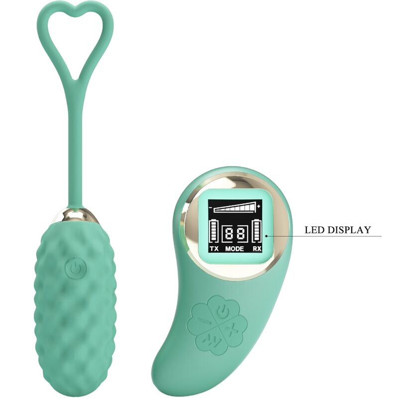 PRETTY LOVE - UOVO VIBRANTE CON TELECOMANDO VERDE VIVIAN – Uova vibranti – foto 3