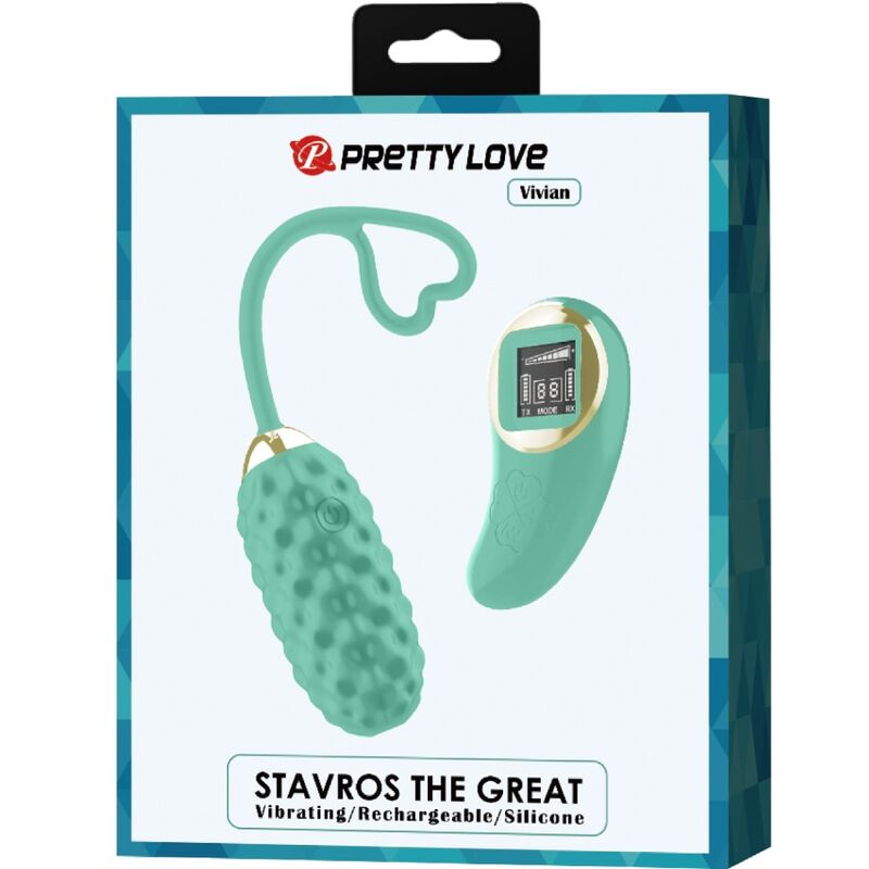 PRETTY LOVE - UOVO VIBRANTE CON TELECOMANDO VERDE VIVIAN – Uova vibranti – foto 9
