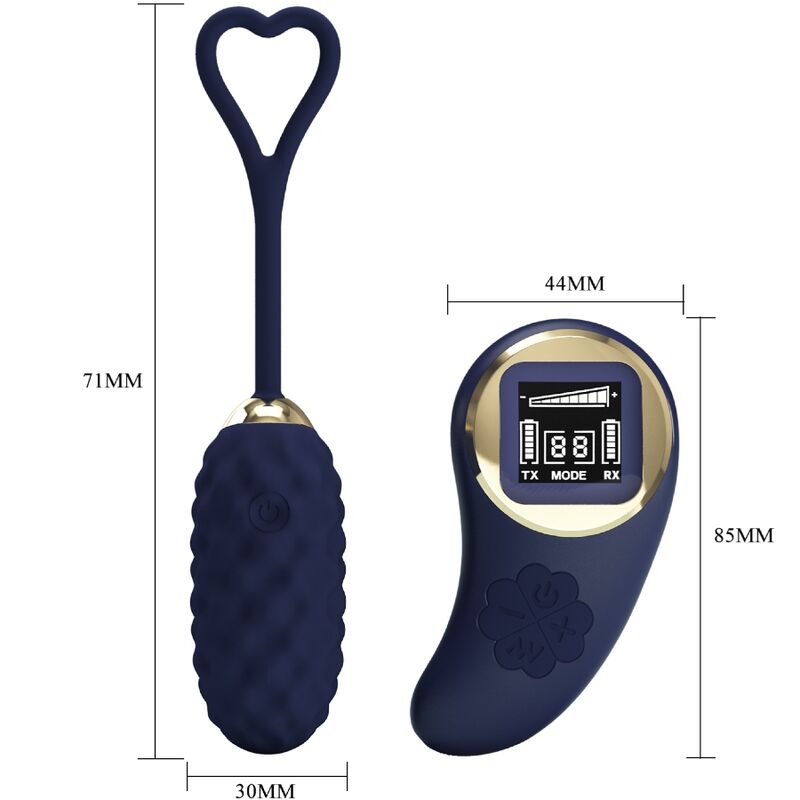 PRETTY LOVE - UOVO VIBRANTE CON TELECOMANDO BLU VIVIAN – Uova vibranti – foto 5