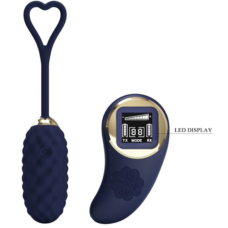 PRETTY LOVE - UOVO VIBRANTE CON TELECOMANDO BLU VIVIAN – Uova vibranti – foto 3