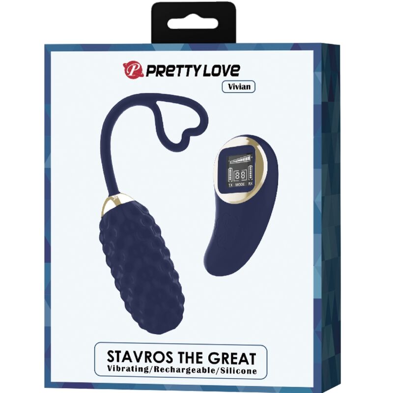 PRETTY LOVE - UOVO VIBRANTE CON TELECOMANDO BLU VIVIAN – Uova vibranti – foto 9
