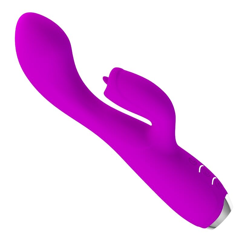 PRETTY LOVE - VIBRATORE RICARICABILE GLORIA RABBIT-VIOLA IMPERMEABILE – Vibratori di coniglio