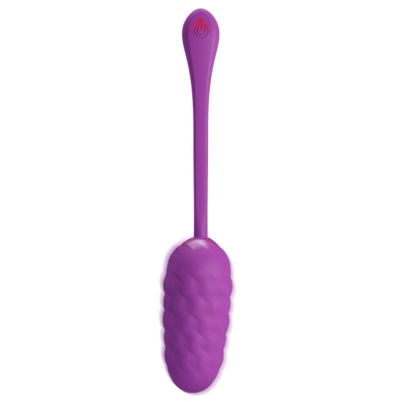 PRETTY LOVE - UOVO VIBRANTE CON TEXTURE MARINA RICARICABILE VIOLA – Uova vibranti – foto 4