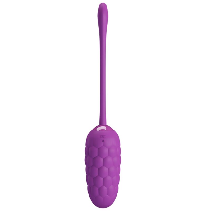 PRETTY LOVE - UOVO VIBRANTE CON TEXTURE MARINA RICARICABILE VIOLA – Uova vibranti