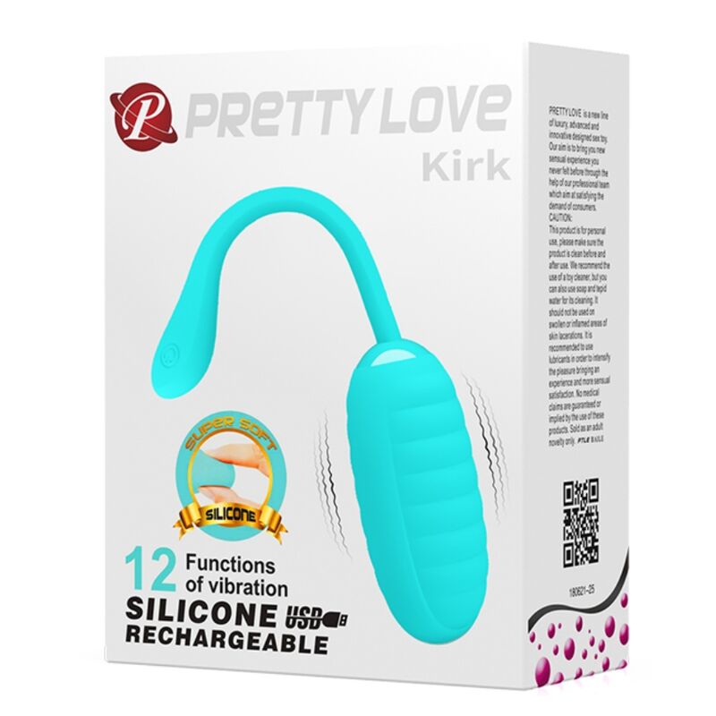 PRETTY LOVE - KIRK LIGHT GREEN UOVO VIBRANTE RICARICABILE – Uova vibranti – foto 10