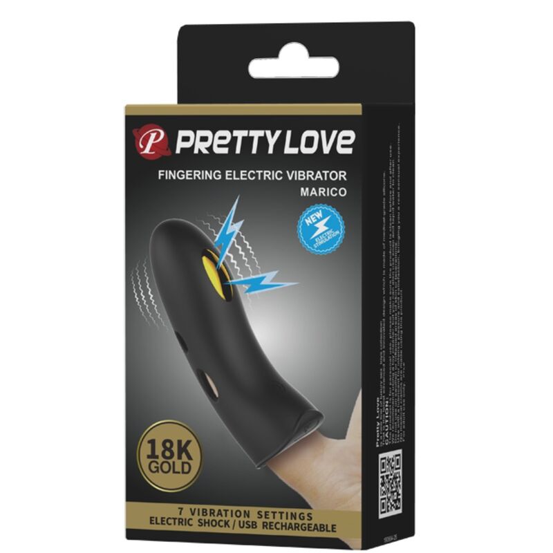 PRETTY LOVE - COPRIDITA PER ELETTROSTIMOLATORE MARICO NERO – Copri pene con estensione – foto 12