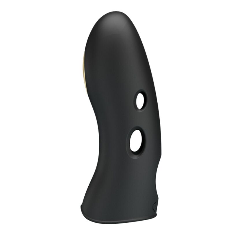 PRETTY LOVE - COPRIDITA PER ELETTROSTIMOLATORE MARICO NERO – Copri pene con estensione – foto 2