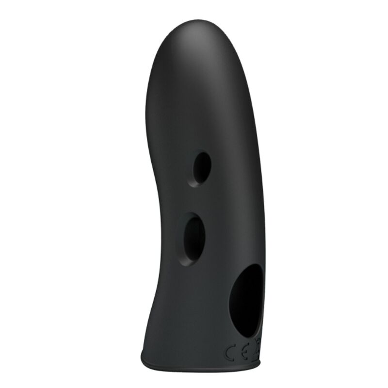 PRETTY LOVE - COPRIDITA PER ELETTROSTIMOLATORE MARICO NERO – Copri pene con estensione – foto 4