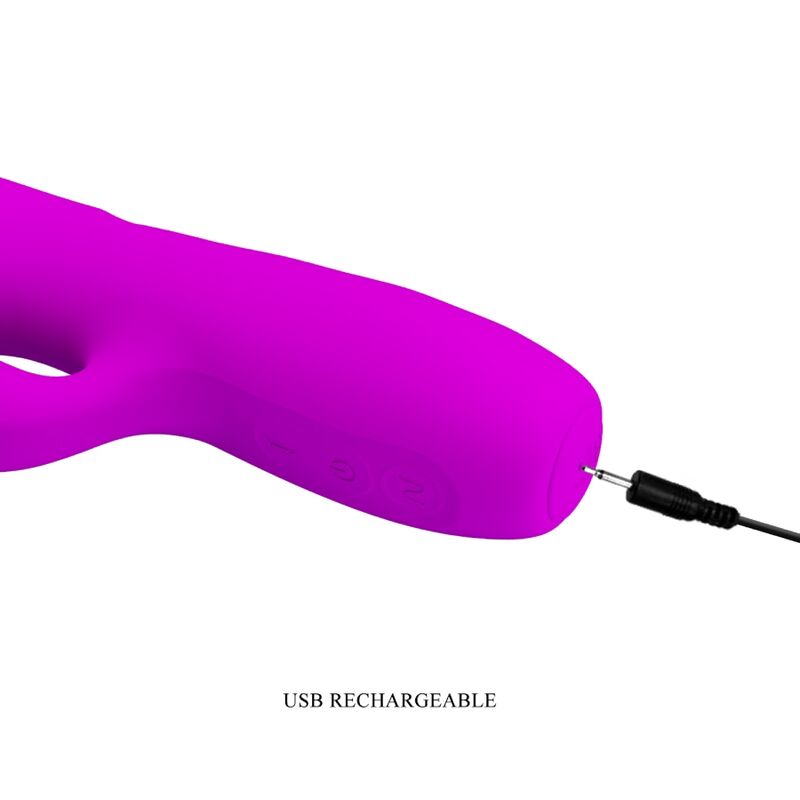 PRETTY LOVE - VIBRATORE CONIGLIO RICARICABILE MELANIE VIOLA – Vibratori di coniglio – foto 7