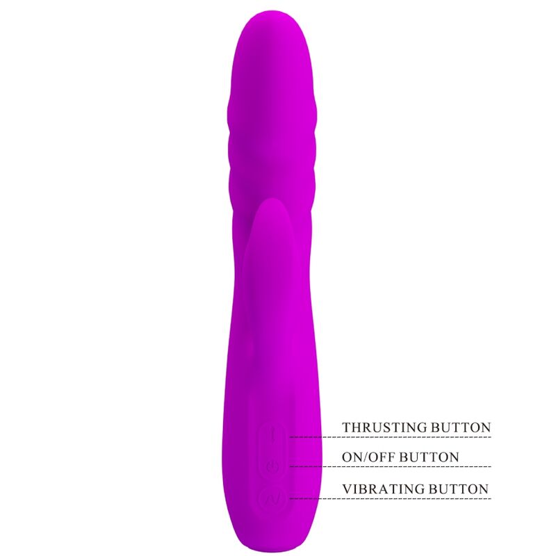 PRETTY LOVE - VIBRATORE CONIGLIO RICARICABILE MELANIE VIOLA – Vibratori di coniglio – foto 6
