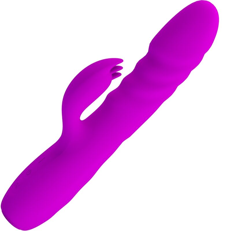 PRETTY LOVE - VIBRATORE CONIGLIO RICARICABILE MELANIE VIOLA – Vibratori di coniglio