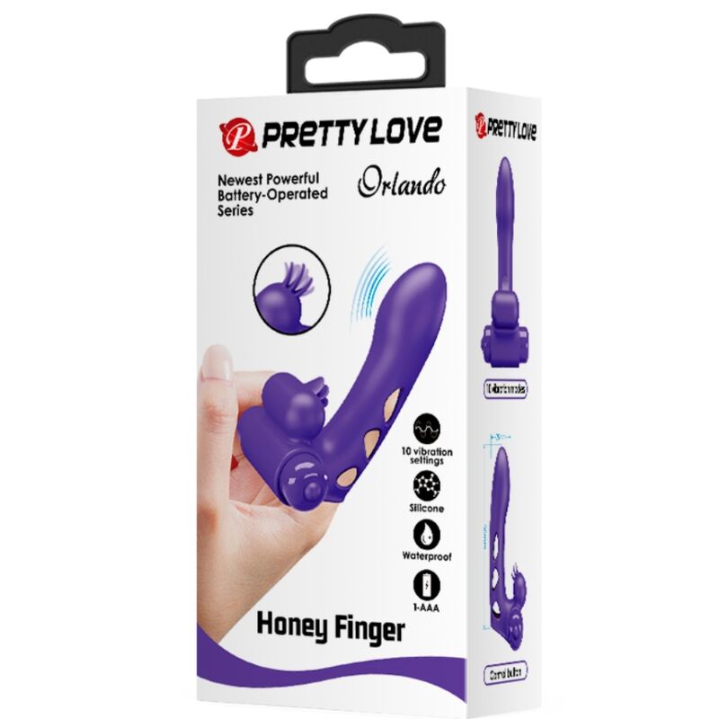 PRETTY LOVE - COPERTURA PER DITA VIBRATORE ORLANDO VIOLA – Copri pene con estensione – foto 9