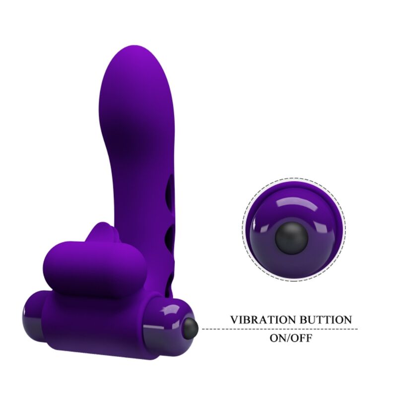 PRETTY LOVE - COPERTURA PER DITA VIBRATORE ORLANDO VIOLA – Copri pene con estensione – foto 6