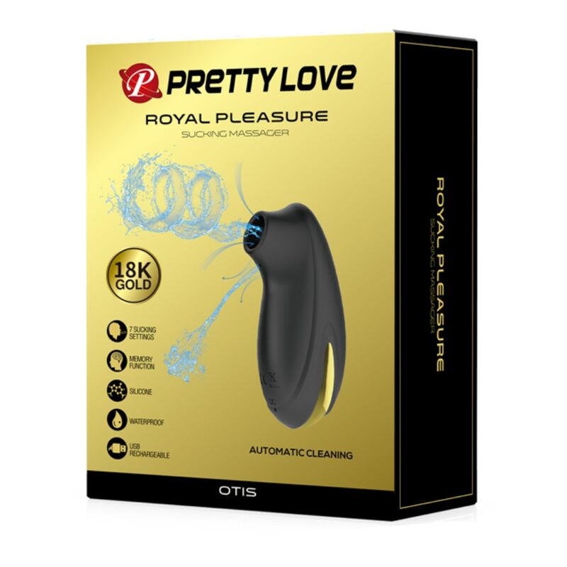PRETTY LOVE - MASSAGGIATORE A VENTOSA RICARICABILE DI LUSSO NERO – Stimolatore dell'aria nessuna vibrazione – foto 11