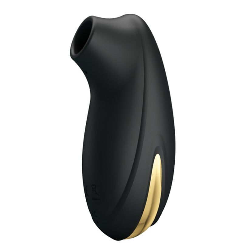 PRETTY LOVE - MASSAGGIATORE A VENTOSA RICARICABILE DI LUSSO NERO – Stimolatore dell'aria nessuna vibrazione