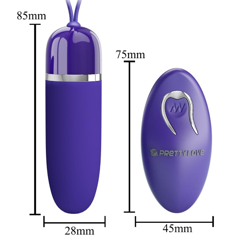 PRETTY LOVE - MINI BULLET VIBRANTE DARLENE YOUTH VIOLETTO – Telecomando – foto 4
