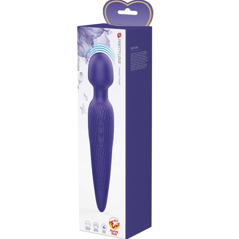 PRETTY LOVE - ANTONY YOUTH VIBRATORE WAND VIOLETTO EFFETTO CALORE – Vibratore WAND – foto 7