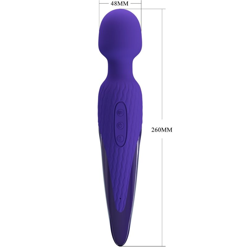 PRETTY LOVE - ANTONY YOUTH VIBRATORE WAND VIOLETTO EFFETTO CALORE – Vibratore WAND – foto 4