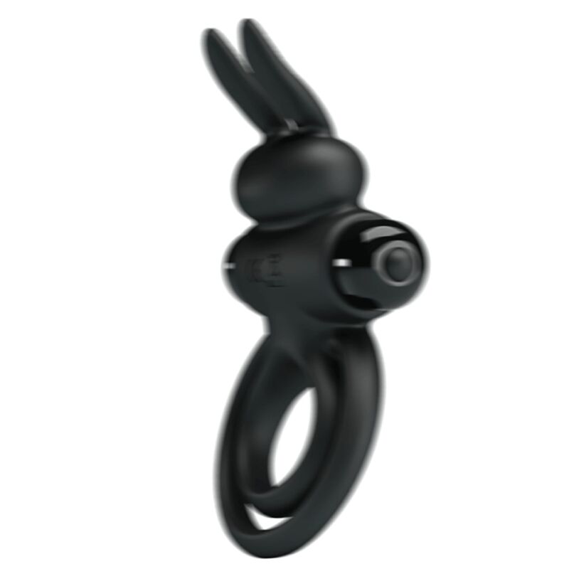 PRETTY LOVE - ANELLO VIBRATOR III RABBIT PER PENE NERO – Cockring con vibrazione – foto 5