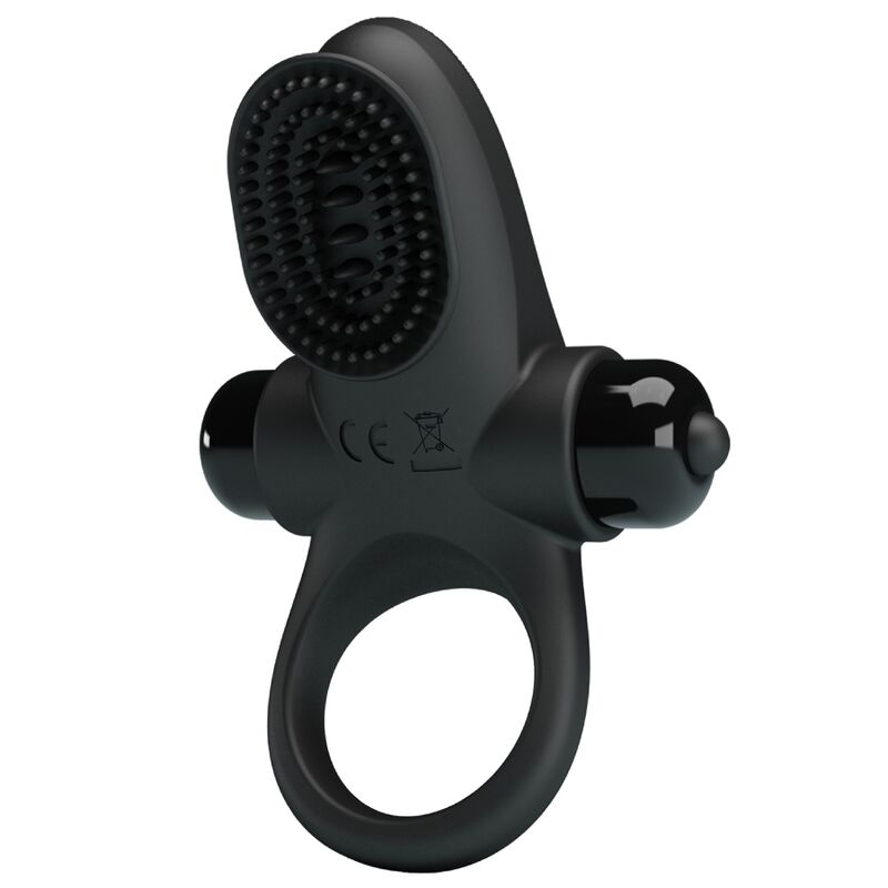 PRETTY LOVE - ANELLO VIBRATORE II PER IL PENE NERO – Cockring con vibrazione – foto 2