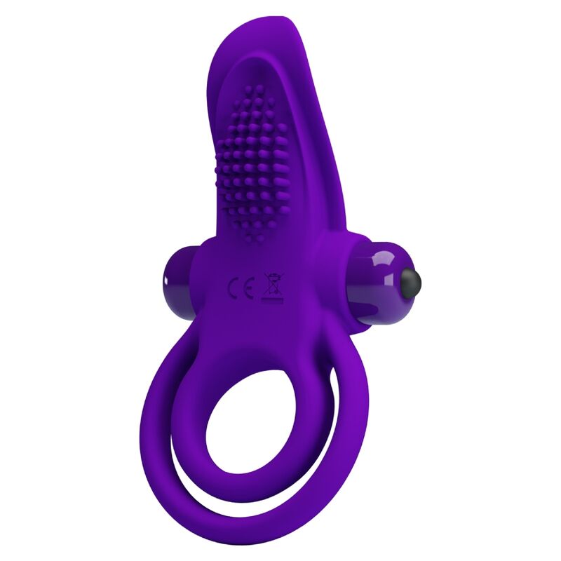 PRETTY LOVE - ANELLO VIBRANTE PER PENE VIOLA – Cockring con vibrazione – foto 4