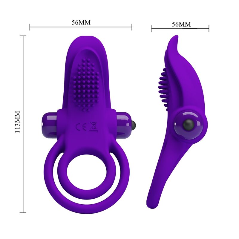 PRETTY LOVE - ANELLO VIBRANTE PER PENE VIOLA – Cockring con vibrazione – foto 6