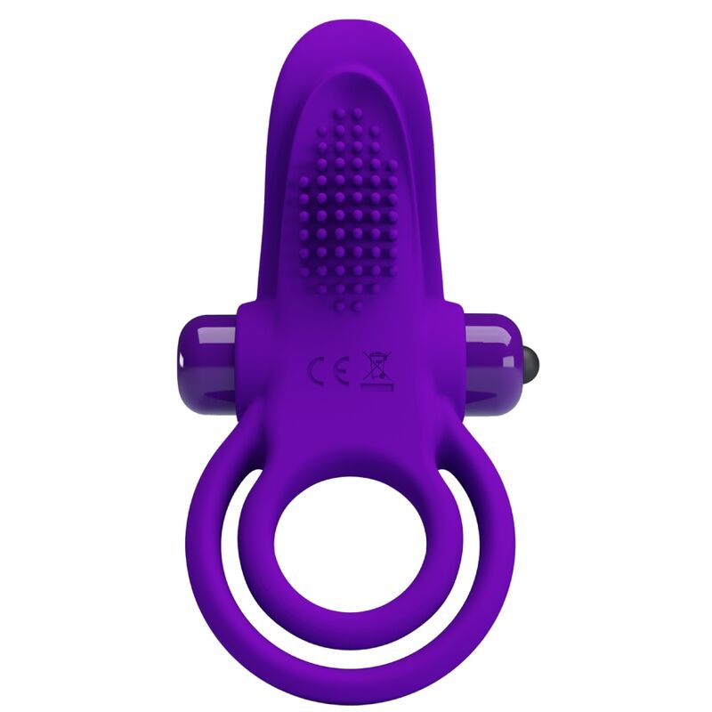 PRETTY LOVE - ANELLO VIBRANTE PER PENE VIOLA – Cockring con vibrazione – foto 2