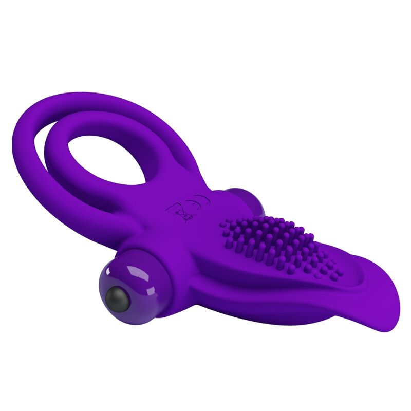 PRETTY LOVE - ANELLO VIBRANTE PER PENE VIOLA – Cockring con vibrazione – foto 5