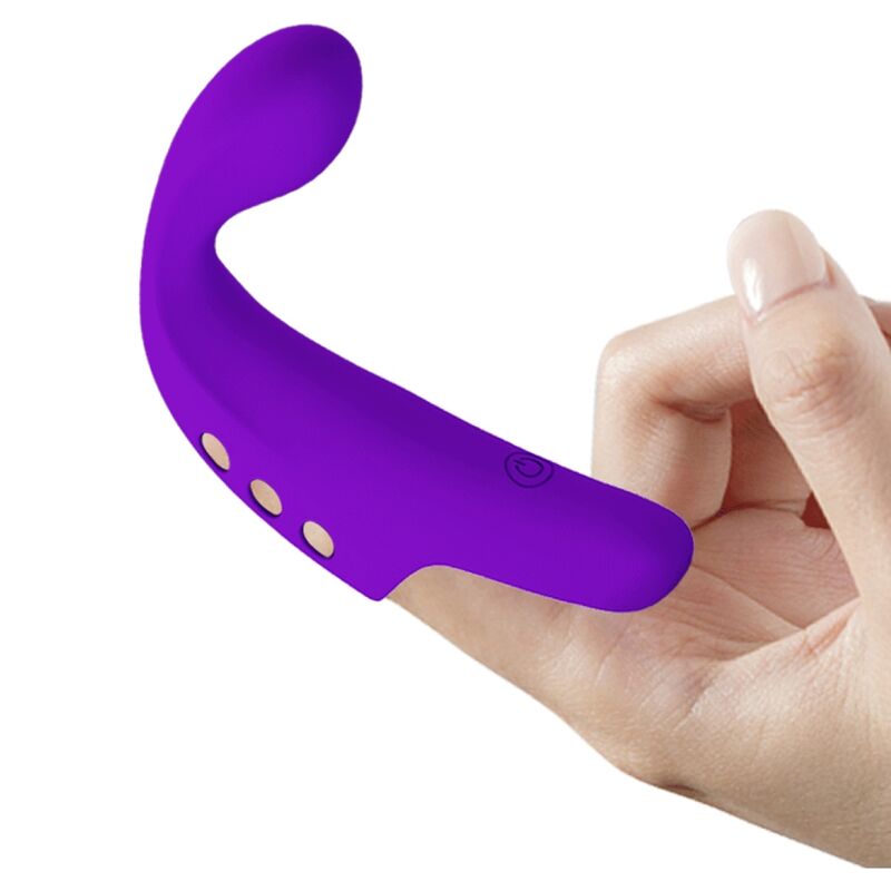 PRETTY LOVE - VIBRATORE DA DITA RICARICABILE GORGON VIOLA – Vibratori da dito – foto 6