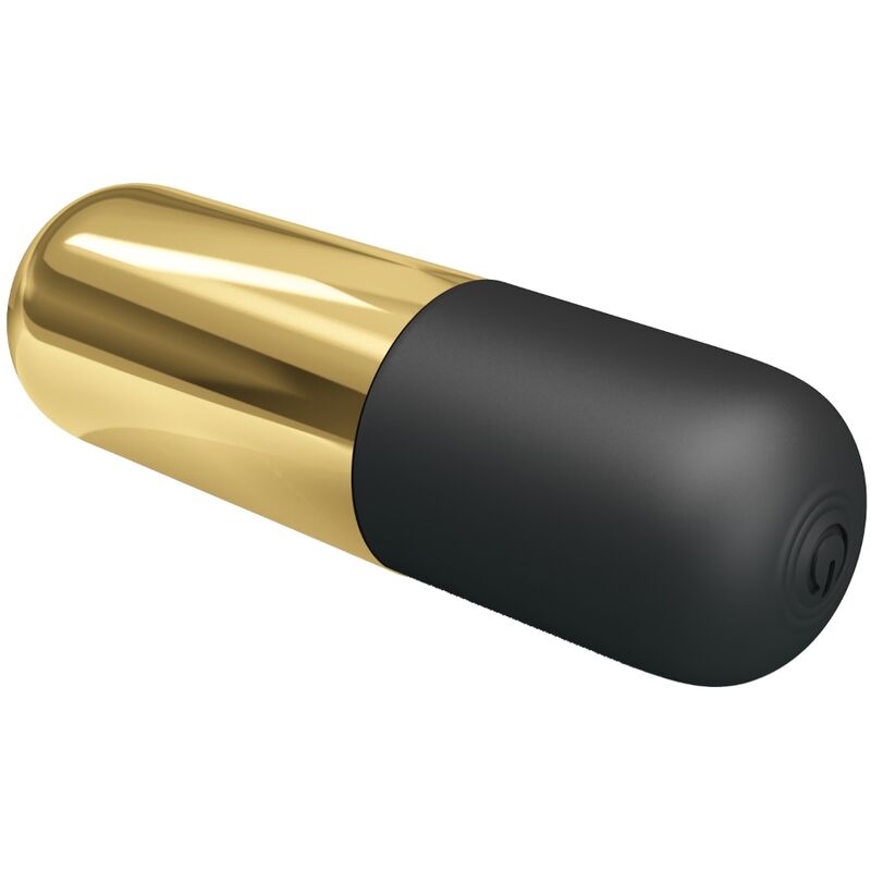 PRETTY LOVE - VIBRATORE BULLET RICARICABILE DORATO – Proiettili vibranti – foto 2