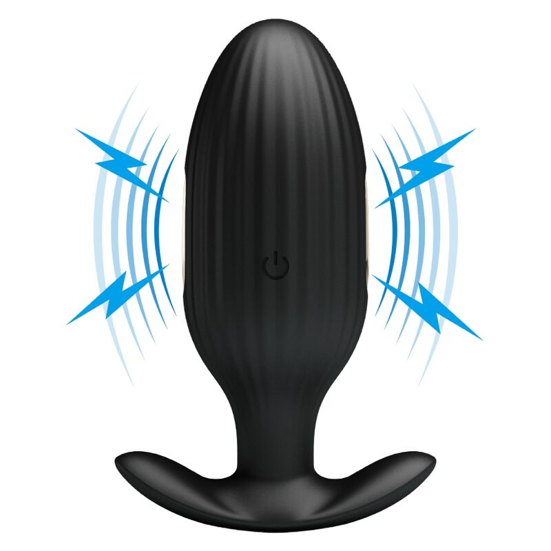 PRETTY LOVE - PLUG ANALE CONTROLLATO DA APP JEFFERSON NERO – Tappi anali – foto 4