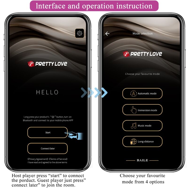 PRETTY LOVE - PLUG ANALE CONTROLLATO DA APP JEFFERSON NERO – Tappi anali – foto 11