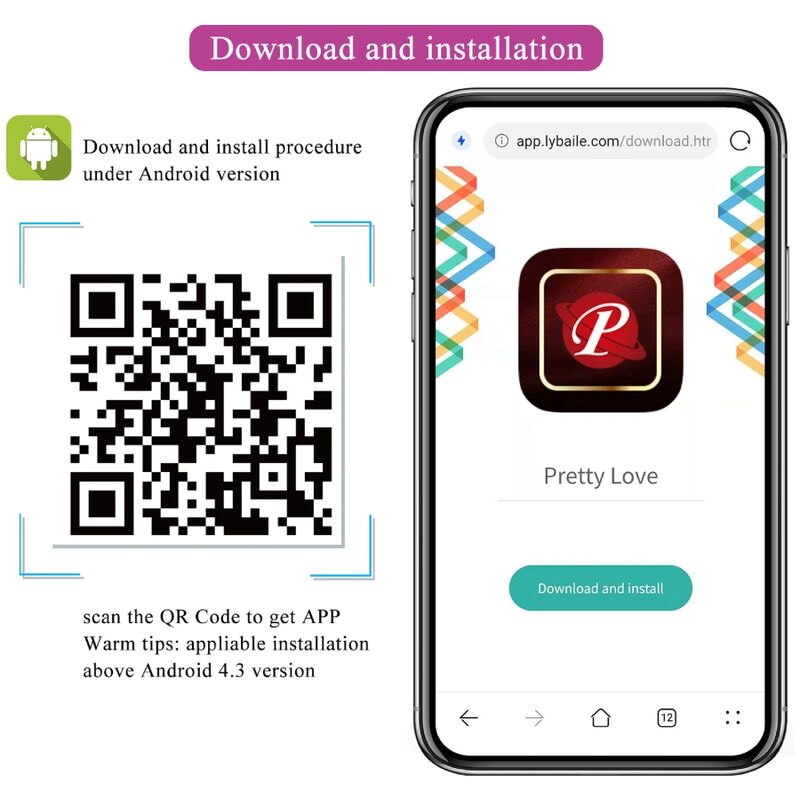 PRETTY LOVE - NINFA UOVO VIBRANTE APP CONTROLLATO VIOLA – Uova vibranti – foto 10