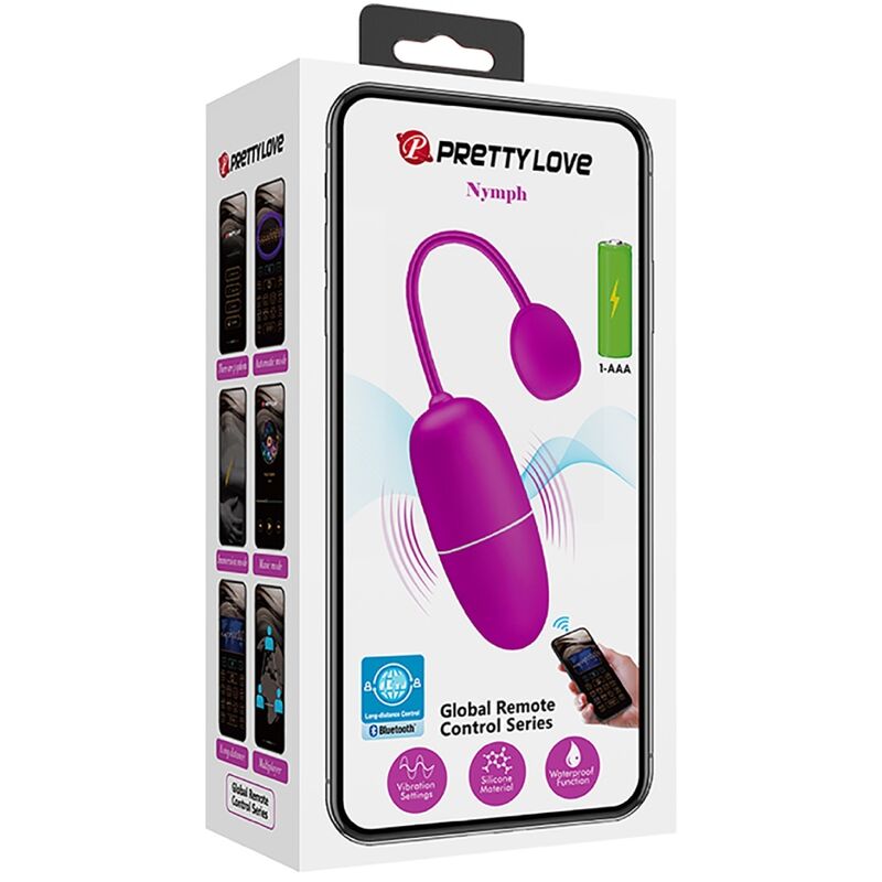 PRETTY LOVE - NINFA UOVO VIBRANTE APP CONTROLLATO VIOLA – Uova vibranti – foto 16