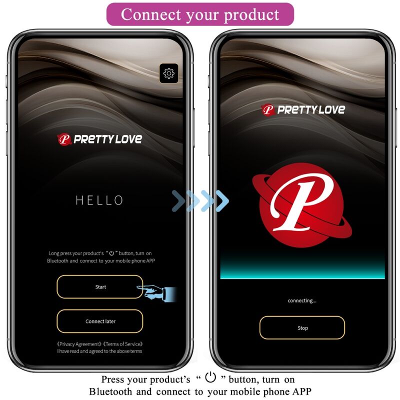 PRETTY LOVE - NINFA UOVO VIBRANTE APP CONTROLLATO VIOLA – Uova vibranti – foto 12