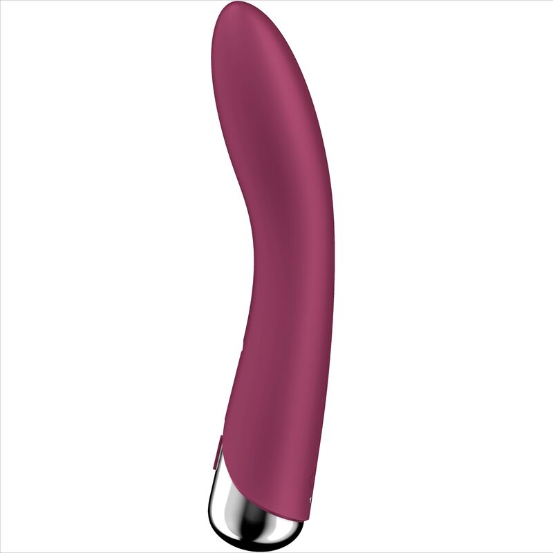 SATISFYER - SPINNING VIBE 1 VIBRATORE G-SPOT ROTATOR ROSSO – Vibratori a punto G – foto 2
