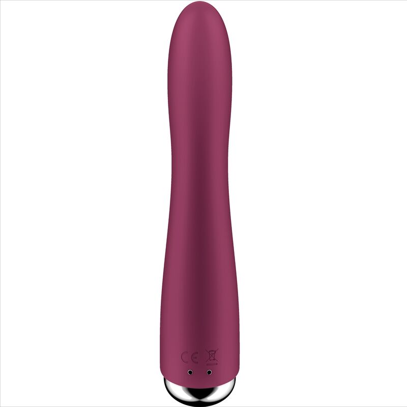 SATISFYER - SPINNING VIBE 1 VIBRATORE G-SPOT ROTATOR ROSSO – Vibratori a punto G – foto 4