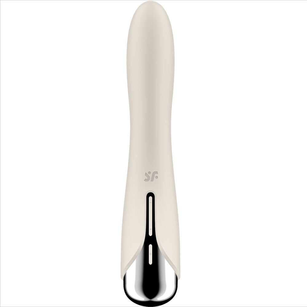 SATISFYER - VIBRATORE ROTATORE SPINNING VIBE 1 G-SPOT BEIGE – Vibratori a punto G – foto 2