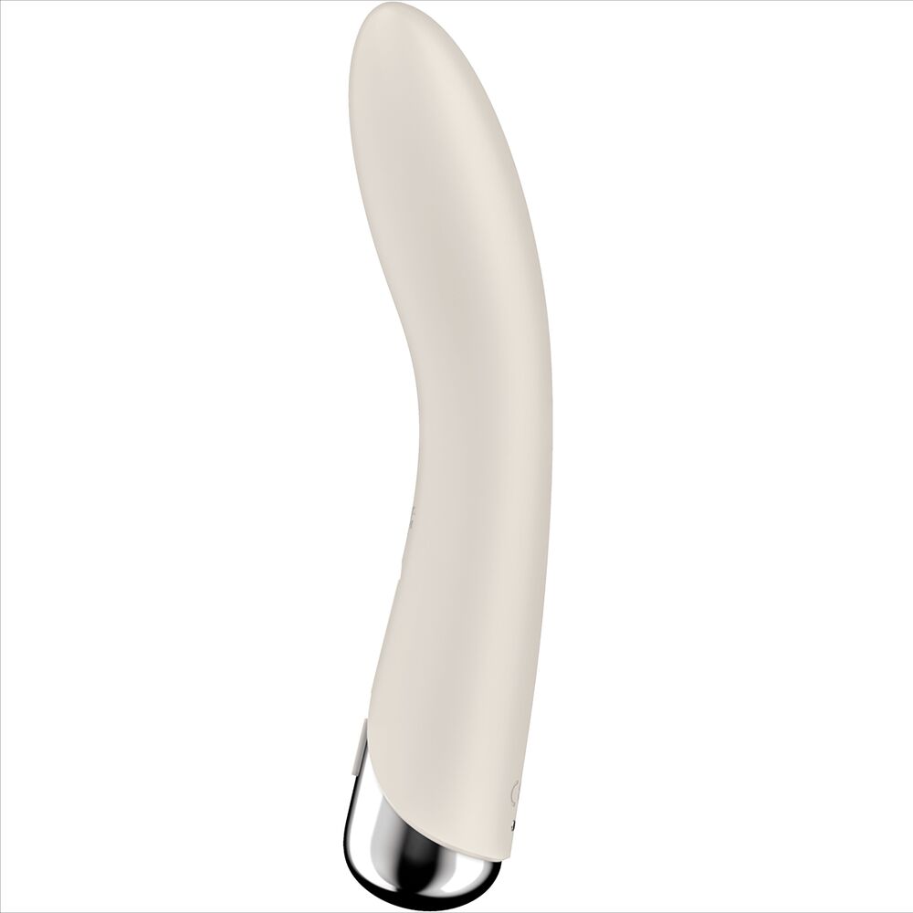 SATISFYER - VIBRATORE ROTATORE SPINNING VIBE 1 G-SPOT BEIGE – Vibratori a punto G – foto 4